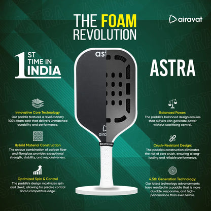 ASTRA PICKLEBALL PADDLE 7417 WITH BAG