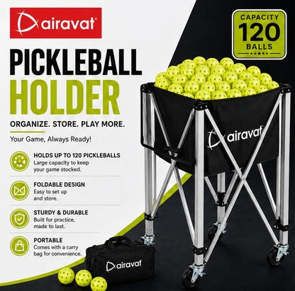 PICKLEBALL HOLDER/PICKLEBALL BALL CADDY/ PICKLEBALL HOPPER WITH WHEELS