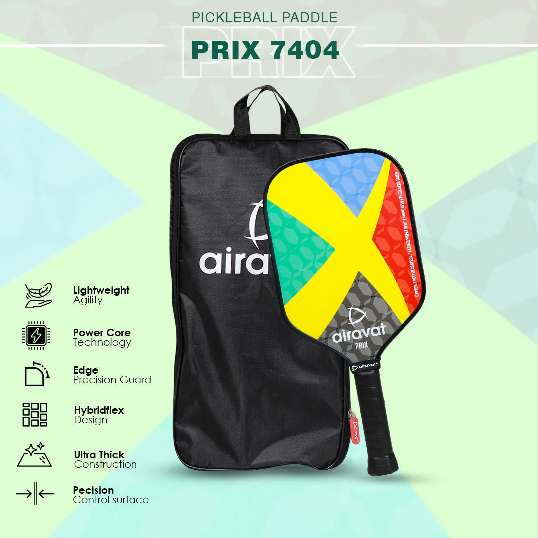 PRIX PICKLEBALL PADDLE - 7404 WITH BAG (LATEST EDITION) HOT THRUST